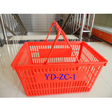 Circular Flat Double Handles Supermercado Shopping Baskets